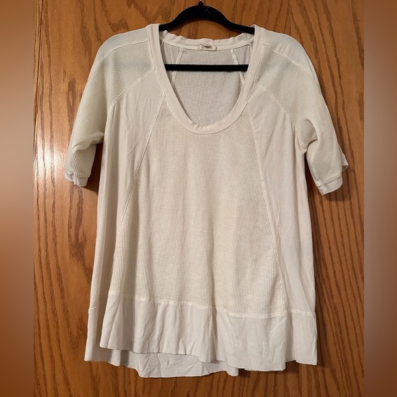 POL Thermal Scoop Neck Tee - Size S - Picture 1 of 9